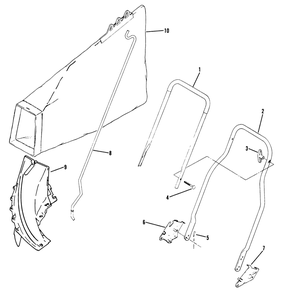 Part Location Diagram of 681779 Lawn Boy Handle Bracket